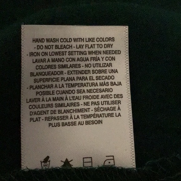 Forest Green Floral Cold Shoulder Mini Dress Size M - Picture 7 of 7